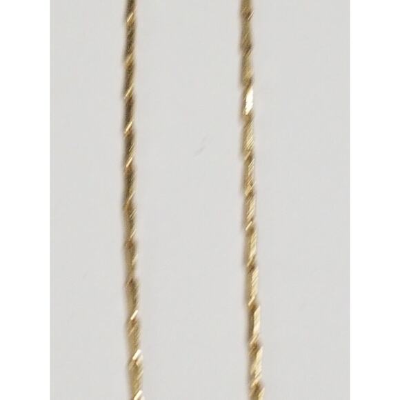 Thirtytwo inch goldtone necklace with three " extension large red pendant n251 - Picture 7 of 8